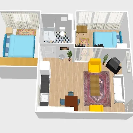 Apartment Center 3 150 M To